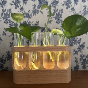 Nouvelle conception, écran tactile, lumière LED, support en bois à 4 niveaux, station de propagation de plantes polie, cadeaux de jardinage, respectueux de l'environnement - Product Image 1