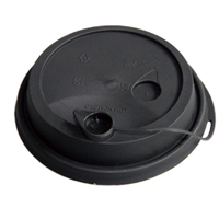 Couvre-gobelet jetable en papier et plastique pour café