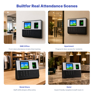 SDK Multi-idioma WiFi, 5000 Usuarios para Gestión <span class=keywords><strong>del</strong></span> <span class=keywords><strong>Tiempo</strong></span> de Empleados en Oficinas, Terminal de Control de Asistencia con Huella Dactilar <span class=keywords><strong>A</strong></span>-L355 - Product Image 4