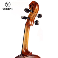 Violon à cordes en érable flamme professionnel, instrument Antique avancé, en stock