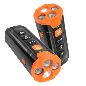 Ultrasonic Dog Repeller <b>Bark</b> <b>Control</b> Device Black Orange ABS Material For Dogs Cats Pets Training Equipment - Product Image 2