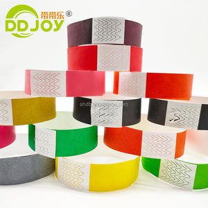 Bracelets de poignet personnalisés en papier Tyvek imprimé numériquement, imperméables, mignons pour enfants, bracelets de billets, promotionnels - Product Image 2