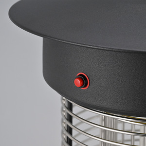 Outdoor <b>Solar</b> Led Mosquito Killer <b>Lamp</b> Waterproof For Garden Lawn Courtyard Black Stainless Steel Battery <b>Powered</b> Eco Friendly - Product Image 1