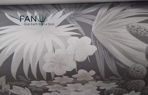 Papel Tapiz Ecológico con Diseño de Árboles Pintados a Mano - Product Image 6