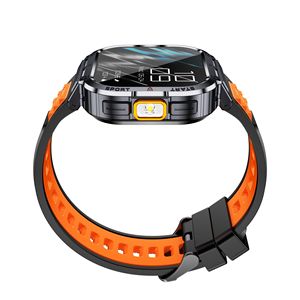 Linterna para Exteriores DF HW011 con Batería de 400 mAh, Resistente al Agua, Asistente IA, Llamadas por BT, Pantalla HD Grande de 2.02 Pulgadas, Reloj Inteligente NX23 para Hombre - Product Image 6