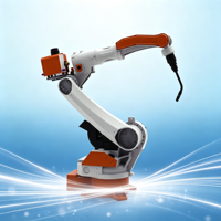 Robot de soudage à axe fixe ARS1006A-200, charge utile 6 kg, haute vitesse 15-20 cycles/minute, 440 V, suivi de la couture, refroidissement par air et eau