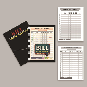 Quaderno per il monitoraggio delle spese con spirale, bestseller mensile, per una facile gestione del budget - Product Image 4
