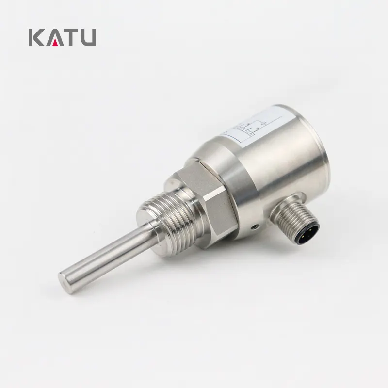 KATU spesial FS210 tampilan Digital 4-20mA, pemancar aliran pompa air ringkas difusi termal untuk aplikasi industri