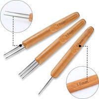 Crochet pour cheveux Outil de verrouillage Crochet Crochet pour cheveux Aiguilles pour cheveux Dreadlock Accessoires pour cheveux