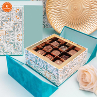 Boîtes de graduation personnalisées vides avec séparateurs, chocolat, bonbons à la fraise, emballage cadeau de célébration, boîte en papier