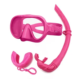 Set Snorkel Profesional Anti-Kabut Custom Aloma, Perlengkapan Menyelam, Peralatan Snorkeling, Masker Menyelam Tanpa Bingkai untuk Freediving - Product Image 6