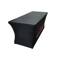 Housse de table en polyester toutes tailles, nappe pour salon professionnel, impression personnalisée, nappe de bureau