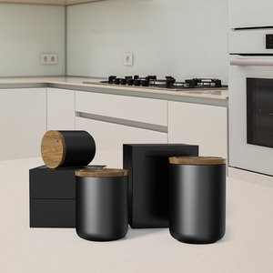 DHPO Contenants de stockage de café en céramique de haute qualité, cuits à haute température, capacité de 700 ml, écologiques, réutilisables, pot en céramique pour - Product Image 6