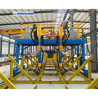 Machine de soudage à portique Zhouxiang pour poutres en H, avec capacités de redressement et de pliage des métaux, capacité 5000T, semi-automatique