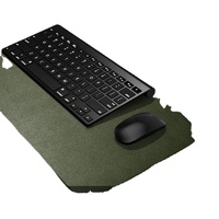 Alfombrilla de Escritorio de Cuero PU Impermeable de Doble Cara y Tapete Antideslizante para Mesa de Computadora