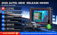 Tablette AUTEL MaxiCOM MK900 8 pouces, 8 fois plus rapide, outil de diagnostic IMMO pour toutes les marques de voitures, remplace les séries MX900 MK808