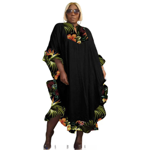 Vestidos <span class=keywords><strong>de</strong></span> Verano para Mujer <span class=keywords><strong>de</strong></span> Alta Calidad, con Volantes, Estampado Floral, Patchwork, Tallas Grandes - Product Image 5