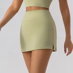 Sportswear High Waist Custom Gym Pantskirt Fitness Workout Skirt 2024 Golf Tennis Dress