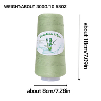 Fil de velours de soie de luxe pour le crochet DIY, fil à tricoter fin pour pulls ajourés, vente en gros, doux et respirant, 300g, fil en vrac