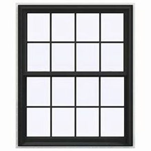 Thiết kế hiện đại đôi tráng men Mỹ dọc Swing nhôm đen khuôn cửa sổ màn hình sợi thủy tinh - Product Image 2