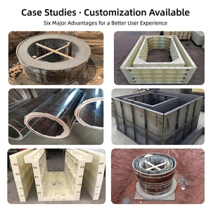 Coffrage plastique pour construction en béton coulé sur place de murs de soutènement, caniveaux, conduites, tunnels, moules et fossés d'ingénierie - Product Image 1