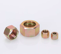 Écrou hexagonal en acier inoxydable 201 poli pour raccord de tuyau flexible, écrous de plomberie, CLASSE 4 1/2, filetage gauche
