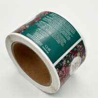 Étiquette imprimée résistante à la déchirure et imperméable en papier synthétique PP pour produits cosmétiques, autocollant pour salle de bain, shampoing, lotion corporelle