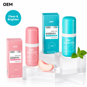 Compresse Probiotiche OEM/ODM per la Pulizia dei Denti 25g/35 Pezzi, <span class=keywords><strong>Dentifricio</strong></span> Solido Masticabile per l'Igiene Orale e l'Alito Fresco - Product Image 1