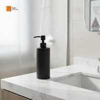 Savon liquide pour hôtel, salle de bain, cuisine, ALEO, écologique, doux, imperméable, en acier inoxydable 304, 350 ml, couleur personnalisable, doré