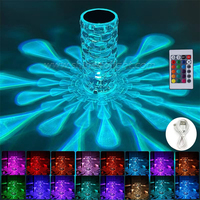 Veilleuse tactile contrôle atmosphère lampe Rgb couleur changeante Table lampe de bureau cristal coloré chambre bébé cadeau lampe de Table