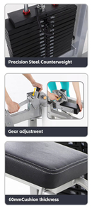 Station d'entraînement des quadriceps OEM Cheernin, équipement de musculation robuste avec extension de jambe sélectionnable - Product Image 4