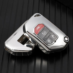 吉普道奇切诺基叛徒指南针卢比圈钥匙扣包配件厂TPU高级软汽车钥匙扣外壳 - Product Image 5