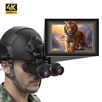 Jumelles de vision nocturne 3D VR nouvelle génération, zoom numérique 4K HD, lunettes de vision nocturne infrarouge rechargeables montées sur casque