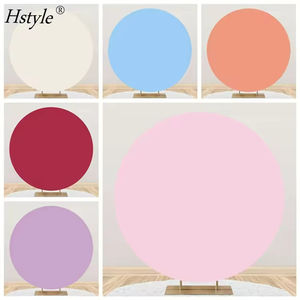 Hstyle <span class=keywords><strong>rosa</strong></span> <span class=keywords><strong>sfondo</strong></span> rotondo 3*3 piedi cerchio compleanno foto fotografia <span class=keywords><strong>sfondo</strong></span> per festa Baby Shower decorazioni di nozze - Product Image 6