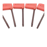 Mesin CNC kunci Torx T6 T7 T8 T10 T15 T20, obeng gagang bendera profesional untuk pemeliharaan & Perbaikan alat presisi