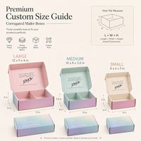 Boîtes de rangement pour robes de mariée, boîtes de transport et d'expédition de vêtements, boîtes pliables avec logo imprimé sur mesure, motif holographique