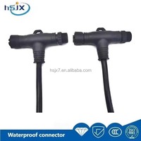 HE SHENG JIA XING Série T – Lampe LED multifonctionnelle d'extérieur pour plantes, adaptateur de ligne d'alimentation, connecteur étanche en cuivre et nylon