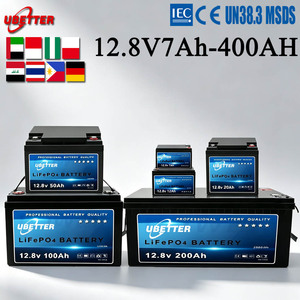 <span class=keywords><strong>Batterie</strong></span> au lithium UBETTER 300Ah 100Ah <span class=keywords><strong>200Ah</strong></span> 50Ah 30Ah avec BMS, rechargeable solaire, pour chariot de golf, bateau, pack de batteries LiFePO4 12V 24V - Product Image 1