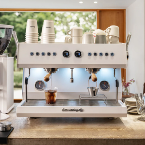 Machine à café commerciale Gemilai G3211A - modèle barista professionnel - 2 ensembles de machines à café expresso pour hôtel - Product Image 4