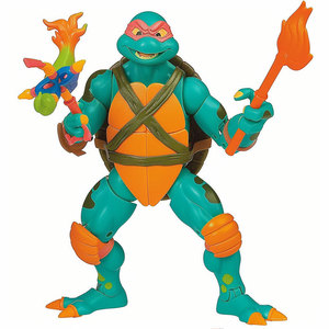 Teenage Mutant Ninja Turtles Action Figure With <b>Torch</b> And <b>Mini</b> Turtle Accessory 8-13 Years Plastic Collectible Toy - Product Image 3