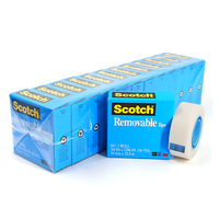 3 M Scotchs 811 Ruban adhésif de sécurité mural amovible et réutilisable pour les déchirures à la main et sans résidus 3 m 811 pour le repositionnement des bâtons.