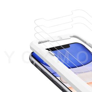 9H 2.5D Gehärtetem Glas für iPhone 11 Pro X Xs XR 11 Pro MAX Screen Protector Applikator <span class=keywords><strong>3</strong></span> pack - Product Image 2