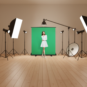 Sfondo fotografico con schermo verde cromato pieghevole da 145cm * 200cm - Product Image 1