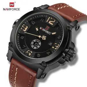 2020 热销 reloj hombre 时尚运动石英 Relogio masculanino 男士手表男士手腕 naviforce 9099