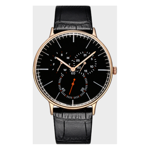 Relojes de Cuarzo para Hombre, de Negocios, con Doble Calendario, Movimiento Japonés, Segundero Pequeño, Caja de Acero Inoxidable Personalizada de Fábrica - Product Image 3