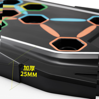 Plateforme de pompes multifonctionnelle portable avec corde de traction pour la remise en forme à domicile et les entraînements à domicile