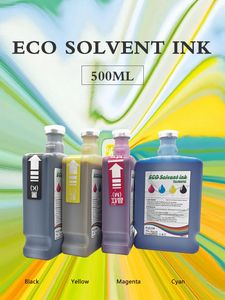 Solvant GWIN Eco de haute qualité 500ml pour 4 couleurs pour une utilisation en extérieur pour imprimantes Roland I3200/dx5/xp600 avec emballage OPP - Product Image 2