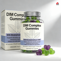 Gummies DIM Complex OEM/ODM à l'extrait de brocoli pour l'équilibre hormonal, à base de pectine, complément alimentaire GMP/Halal/Kosher
