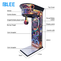 Jeux de boxe d'arcade à pièces, équipement d'entraînement, mesure électronique des coups, machine de jeu de boxe d'arcade, support de frappe