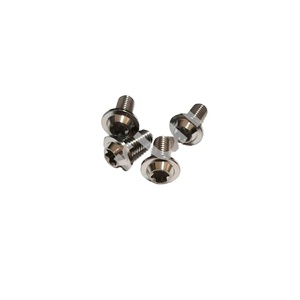 Tornillos de titanio Gr5 para portabidones de bicicleta, M5x10mm, cabeza hexagonal, rosca UNF, sujetadores para montaje en bicicleta - Product Image 1